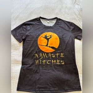 Halloween T-Shirt Namaste Witches Size S
